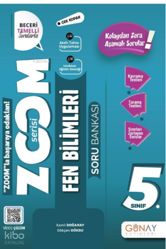 5.Sınıf Yeni Zoom Fen Bilimleri Soru Bankası