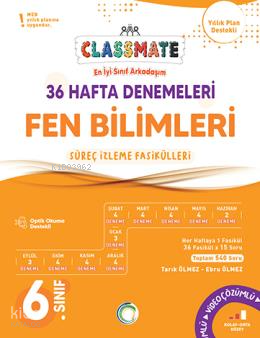 6. Sınıf Classmate 36 Hafta Denemeleri Fen Bilimleri