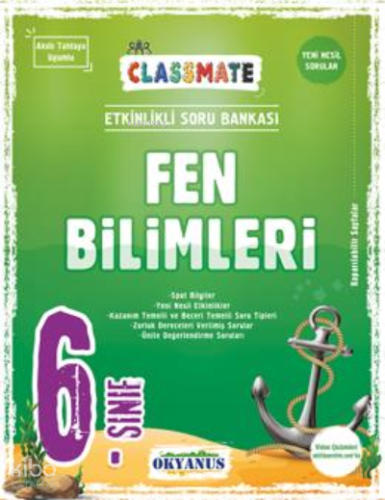 6. Sınıf Classmate Fen Bilimleri Soru Bankası