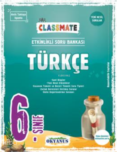 6. Sınıf Classmate Türkçe Soru Bankası