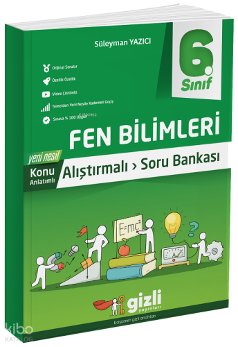 6.Sınıf Fen Bilimleri Alıştırmalı Soru Bankası