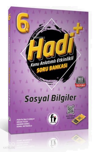 6.Sınıf Hadi+ Sosyal Bilgiler Konu Anlatımlı