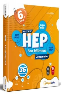 6. Sınıf HEP Fen Bilimleri Haftalık Deneme Föyleri