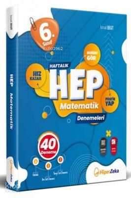 6. Sınıf HEP Matematik Haftalık Deneme Föyleri