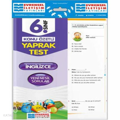 6.Sınıf İngilizce YT 2020