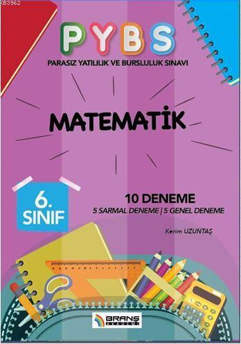 6. Sınıf PYBS Matematik 10 Deneme; 5 Sarmal Deneme - 5 Genel Deneme