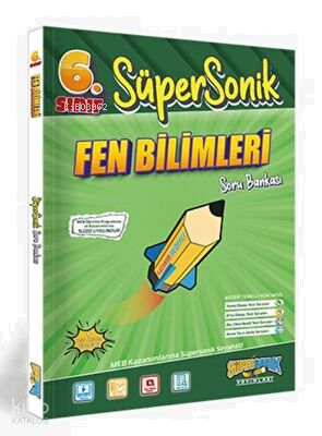6. Sınıf Süpersonik Fen Bilimleri Soru Bankası