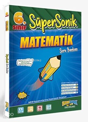 6. Sınıf Süpersonik Matematik Soru Bankası