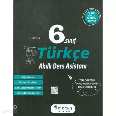 6.Sınıf Türkçe Akıllı Ders Asistanı Asistan Yayınları
