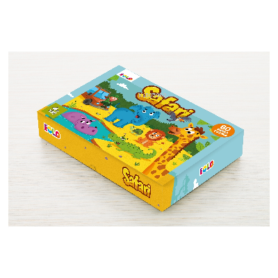 60 Parça Yer Puzzle - Safari