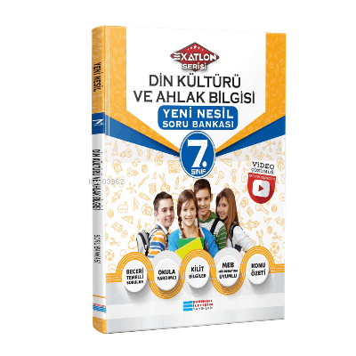 7.Sınıf Din Kültürü ve Ahlak Bilgisi Video Çözümlü Soru Bankası (Exatlon Serisi)