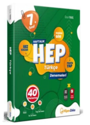 7. Sınıf HEP Türkçe Haftalık Deneme Föyleri