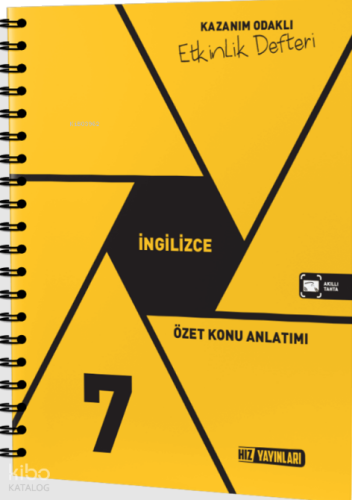 7. Sınıf İngilizce Etkinlik Defteri