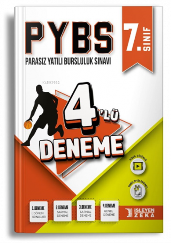 7.Sınıf PYBS Parasız Yatılı Bursluluk Sınavı 4'lü Deneme