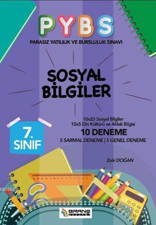 7. Sınıf PYBS Sosyal Bilgiler 10 Deneme; 5 Sarmal Deneme - 5 Genel Deneme