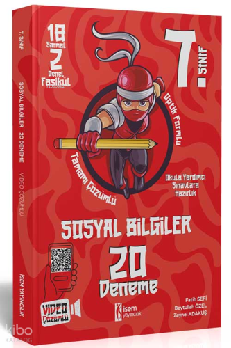 7. Sınıf Sosyal Bilgiler 20 Deneme