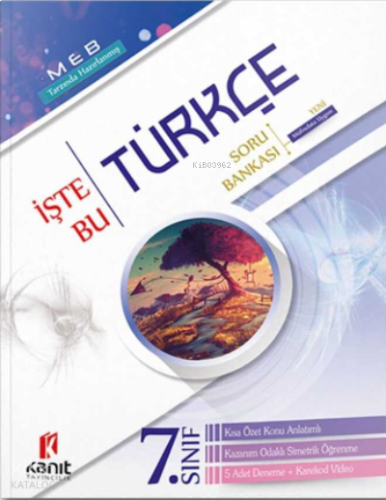 7. Sınıf Türkçe İşte Bu Soru Bankası Kanıt Yayınları