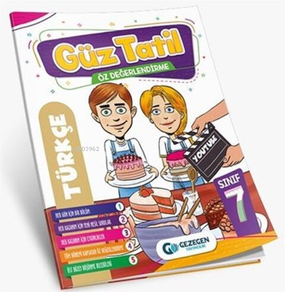 7.Sınıf Türkçe Türkçe Güz Tatil Kitabı