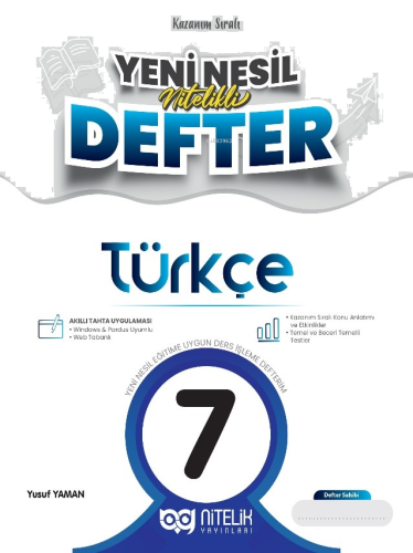 7.Sınıf Türkçe Yeni Nesil Nitelikli Defter