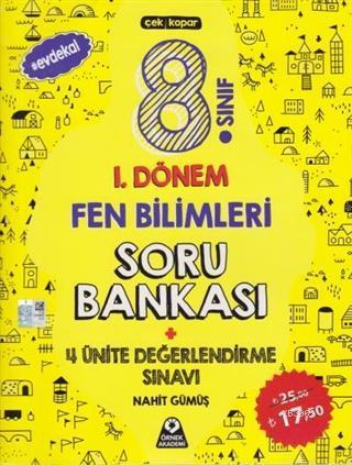8. Sınıf 1. Dönem Fen Bilimleri Soru Bankası 4 Ünite Değerlendirme Sınavı