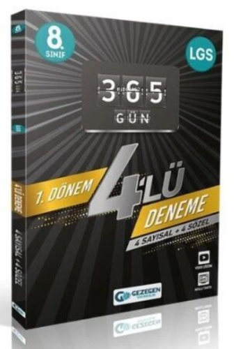 8.Sınıf	365 Gün 1.Dönem 4 Lü Deneme (Yeni)