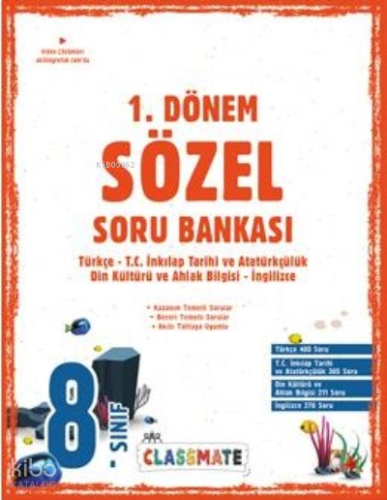 8. Sınıf Classmate 1. Dönem Sözel Soru Bankası