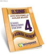 8. Sınıf Din Kültürü ve Ahlak Bilgisi 2; Dönem 4 Fasikül Deneme