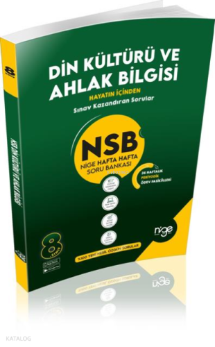 8.Sınıf Din Kültürü Ve Ahlak Bilgisi Nsb Nige Hafta Hafta Soru Bankası