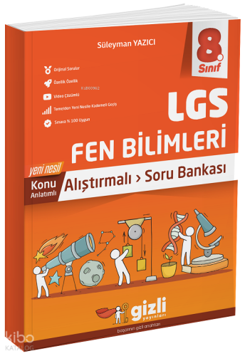 8.Sınıf Fen Bilimleri Alıştırmalı Soru Bankası