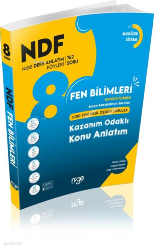 8.Sınıf Fen Bilimleri Ndf Nige Ders Anlatım Föyü