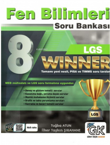 8. Sınıf Fen Bilimleri Winner Soru Bankası Gür Yayınları