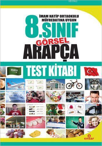 8. Sınıf Görsel Arapça Test Kitabı; İmam Hatip Ortaokulları Müfredatına Uygun