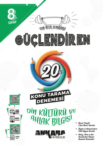 8.⁠ ⁠Sınıf Güçlendiren Din Kültürü ve Ahlak Bilgisi 20'li Konu Tarama 