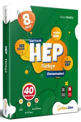 8. Sınıf HEP Türkçe Haftalık Deneme Föyleri