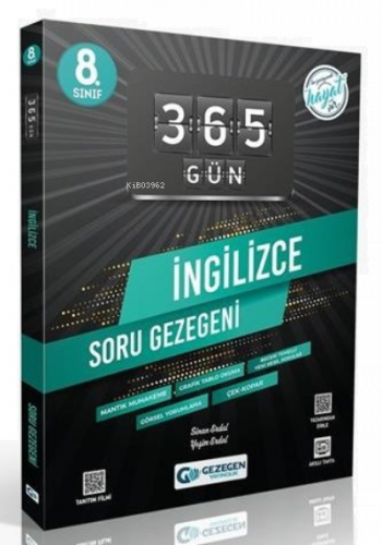 8.Sınıf İngilizce 365 Gün Soru Gezegeni