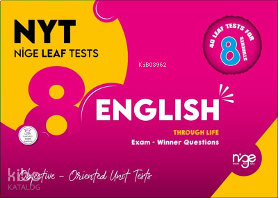 8.Sınıf İngilizce Nyt Nige Yaprak Test -40 Yaprak
