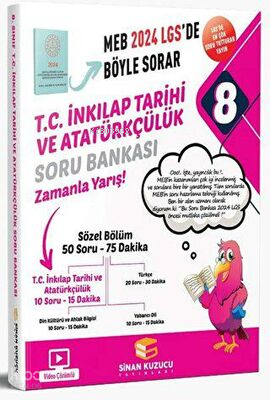 8. Sınıf İnkılap Tarihi Ve Atatürkçülük Soru Bankası