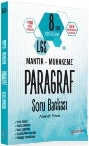 8. Sınıf LGS Mantık - Muhakeme Paragraf Soru Bankası