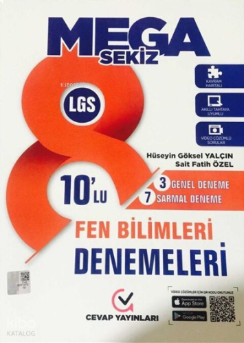 8. Sınıf LGS MEGA Fen Bilimleri 10 lu Denemeleri