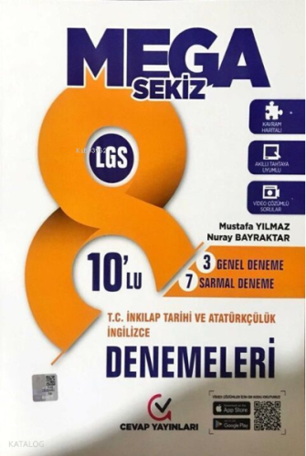 8. Sınıf LGS MEGA T.C. İnkılap Tarihi ve Atatürkçülük 10 lu Deneme
