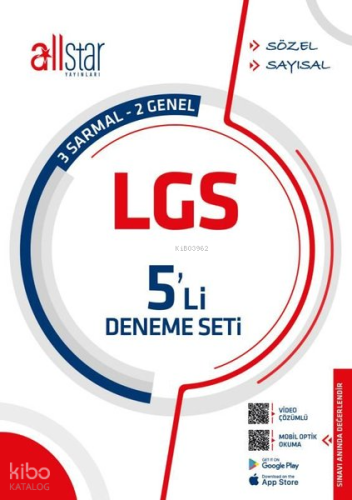 8.Sınıf LGS Paket Deneme 5'li