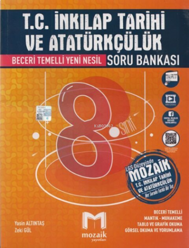 8. Sınıf LGS T.C. İnkılap Tarihi ve Atatürkçülük Soru Bankası 2023