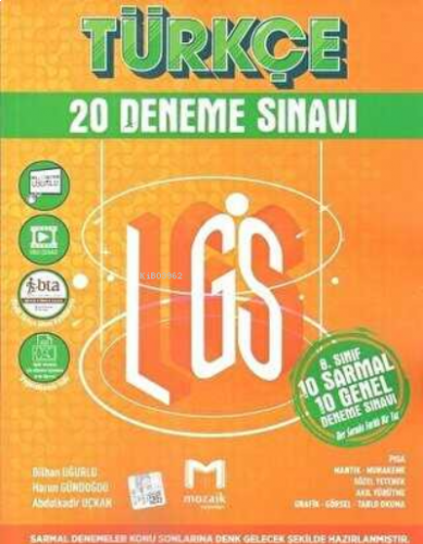 8. Sınıf LGS Türkçe 20 Deneme