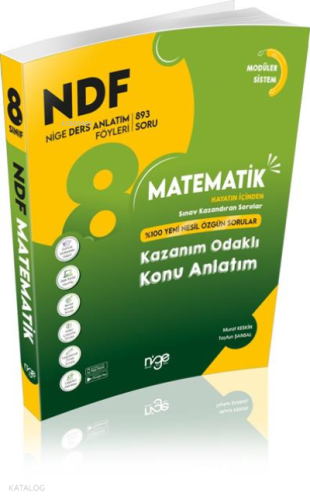 8.Sınıf Matematik Ndf Nige Ders Anlatım Föyü