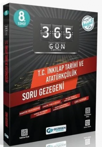 8.Sınıf T.C. İnkılap Tarihi 365 Gün Soru Gezegeni
