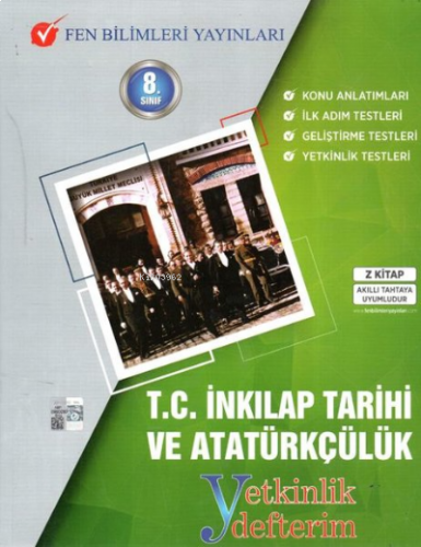 8.Sınıf T.C İnkılap Tarihi ve Atatürkçülük Yetkinlik Defterim