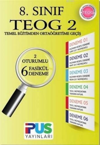 8. Sınıf TEOG 2 (2 Oturumlu 6 Fasikül Deneme); Temel Öğretimden Ortaöğretime Geçiş