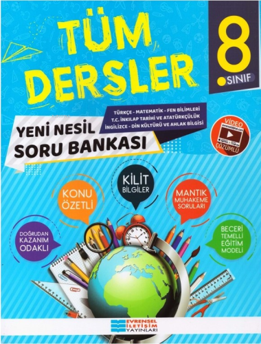 8.Sınıf Tüm Dersler Konu Özetli Soru Bankası