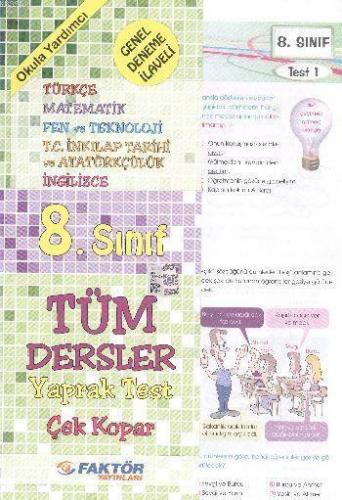 8. Sınıf Tüm Dersler Yaprak Testler