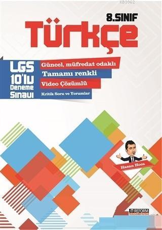 8. Sınıf Türkçe 10'lu LGS Deneme Sınavı